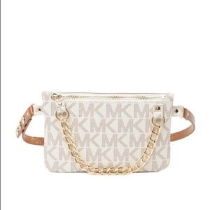 Michael kors fanny pack belt chain